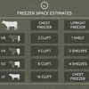 100% Grass-fed Bulk Beef Freezer Estimate